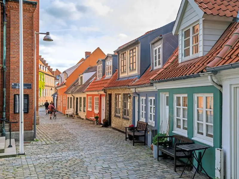 Veduta di Aalborg, Danimarca