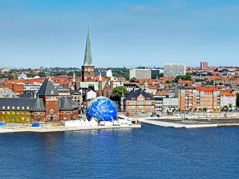 Veduta di Aarhus, Danimarca
