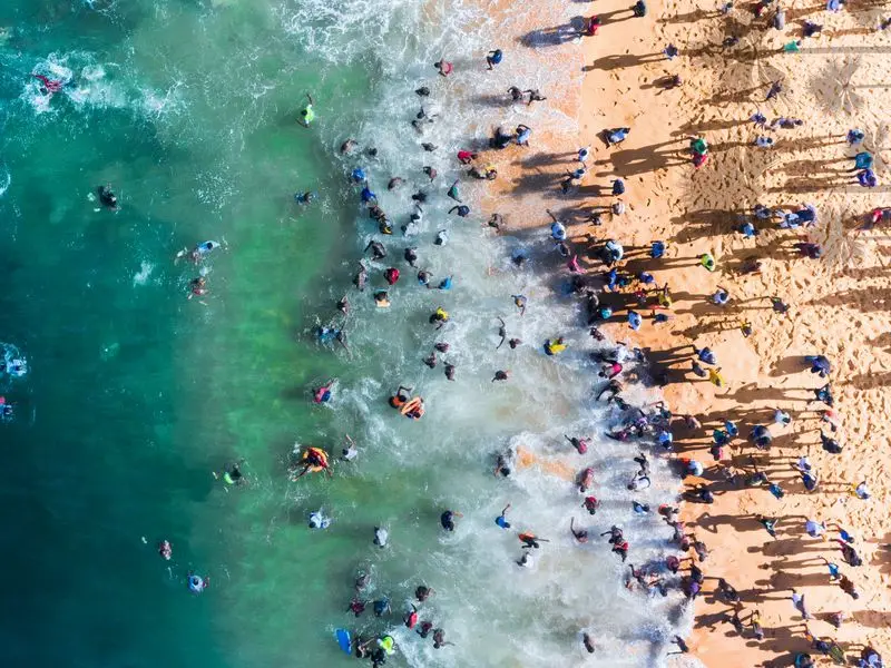 Ansicht von Abidjan, Côte d’Ivoire
