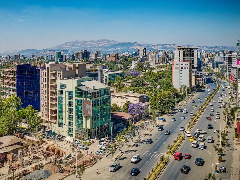 Addis Ababa, Etiyopya görünümü