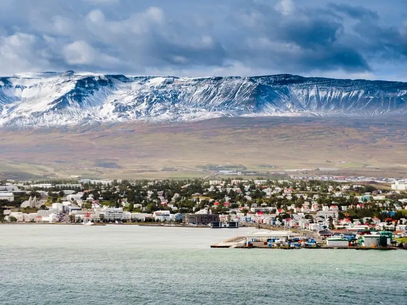 Akureyri, İzlanda görünümü