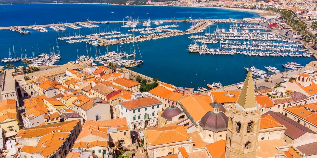 Veduta di Alghero, Italia