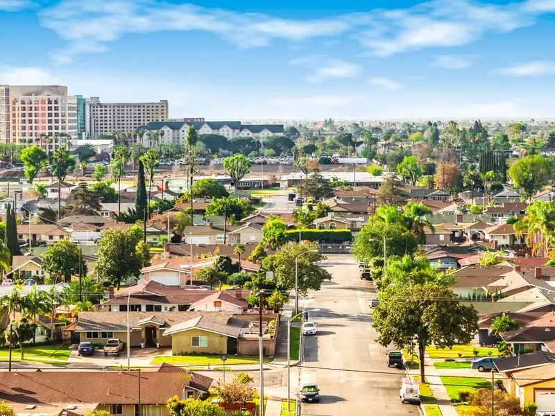 Veduta di Anaheim, Stati Uniti