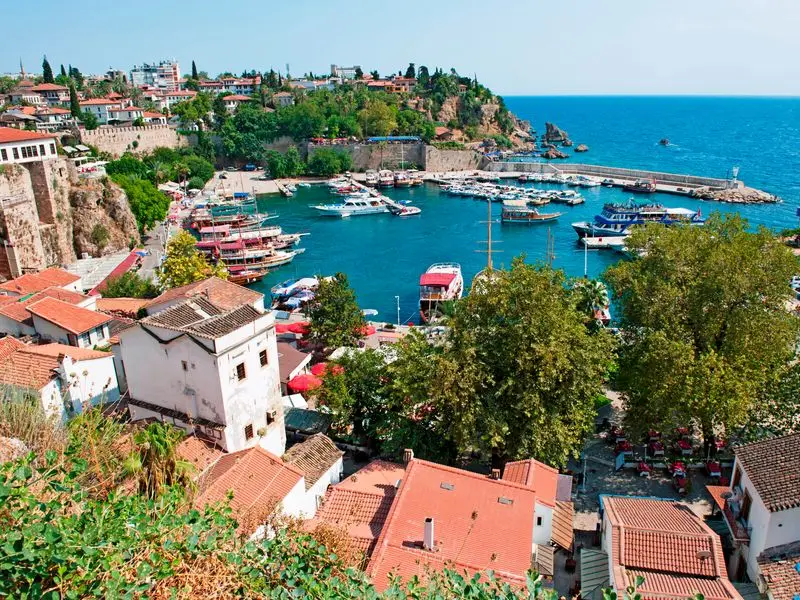 Vista de Antalya, Turquía