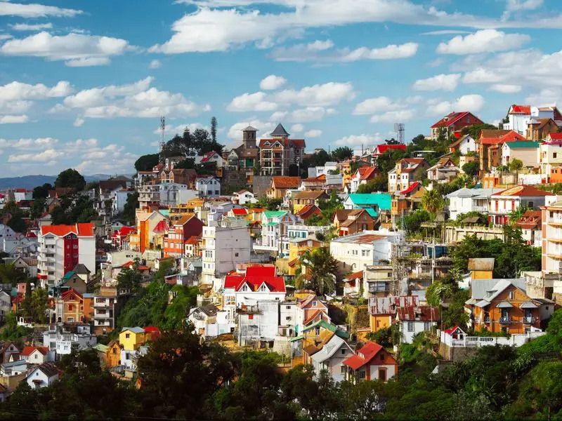 Ansicht von Antananarivo, Madagaskar