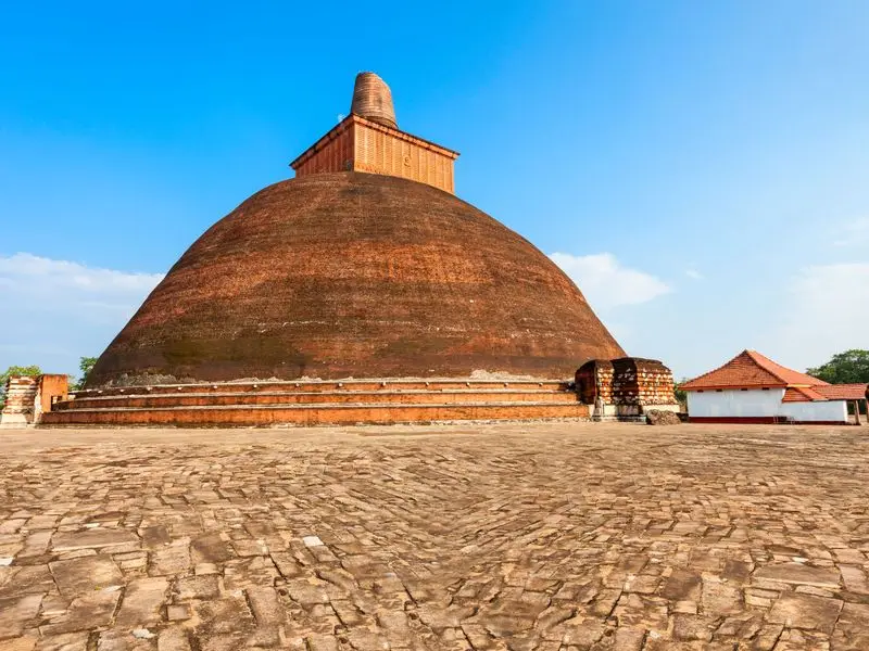 Vista de Anuradhapura, Sri Lanka