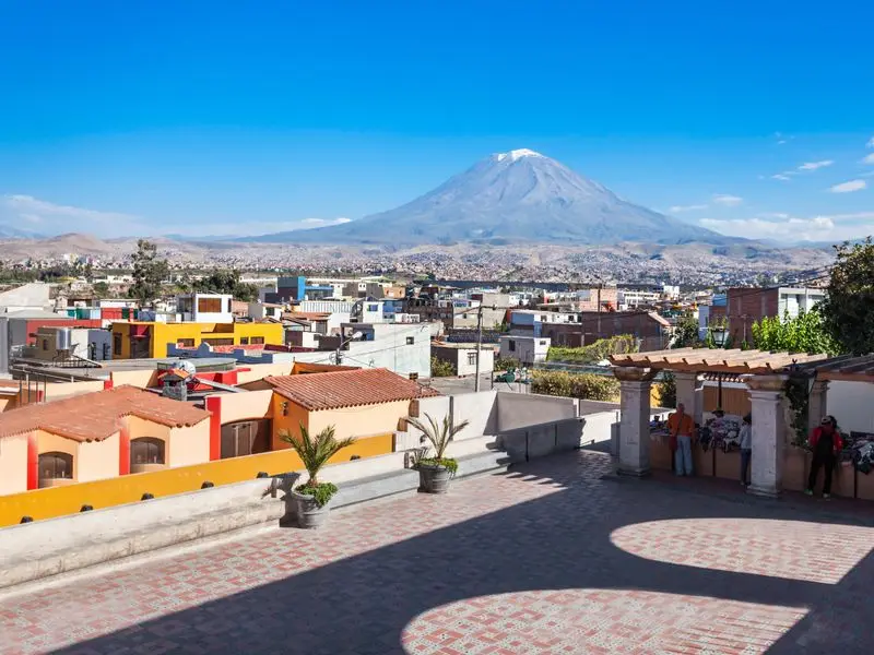 Ansicht von Arequipa, Peru