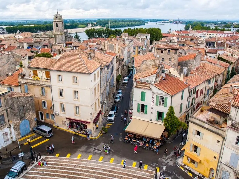 Vista de Arlés, Francia