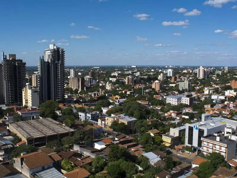 Veduta di Asunción, Paraguay