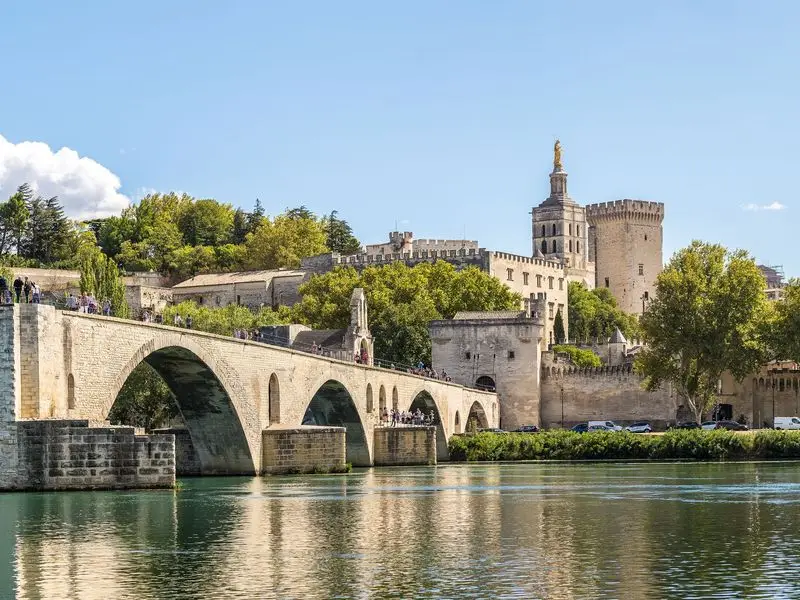 Veduta di Avignone, Francia