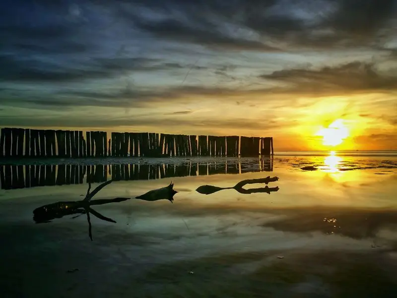 Vue de Balikpapan, Indonésie