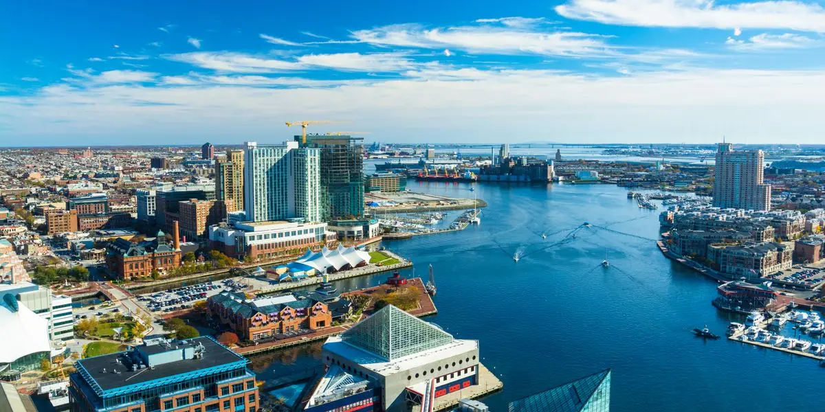 Vista de Baltimore, Estados Unidos
