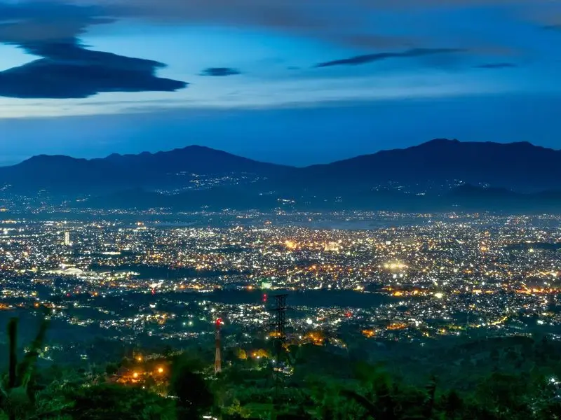 Veduta di Bandung, Indonesia