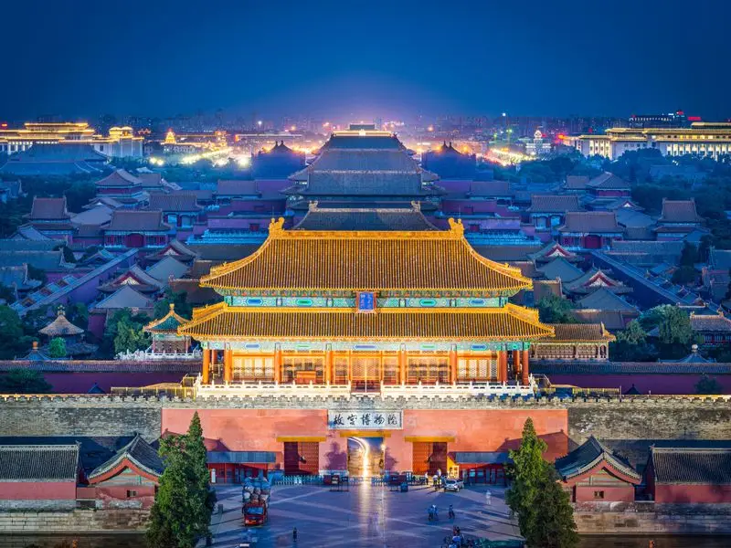 Ansicht von Peking, China