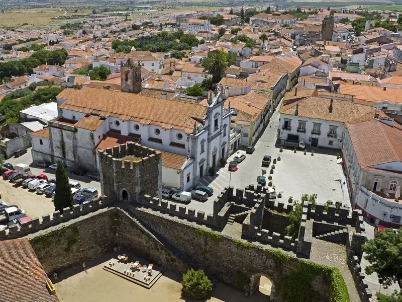Veduta di Beja, Portogallo