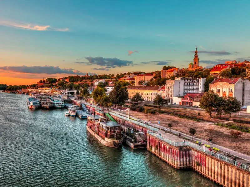 Veduta di Belgrado, Serbia