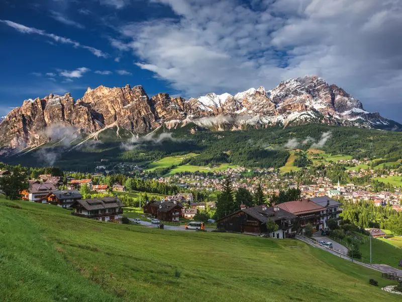 Ansicht von Belluno, Italien