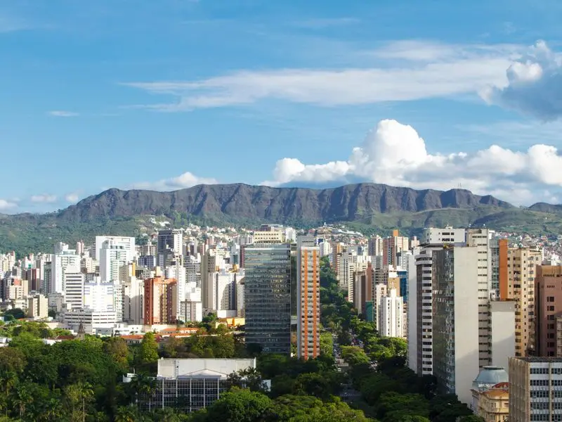 Ansicht von Belo Horizonte, Brasilien