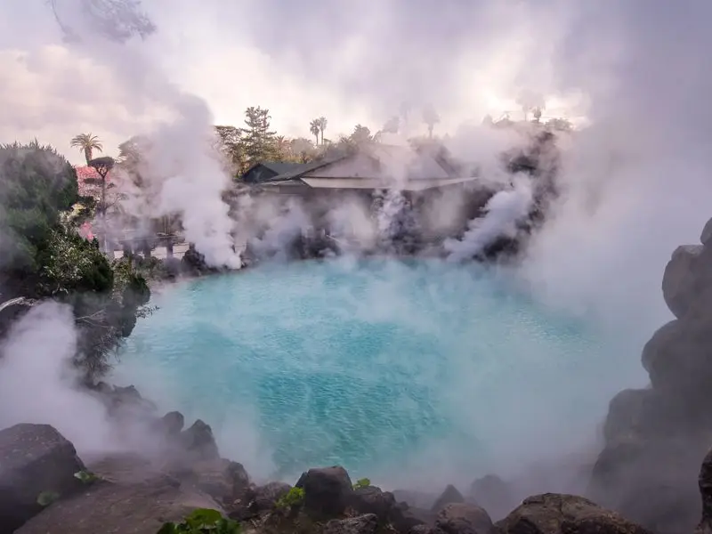 View of Beppu, Japan
