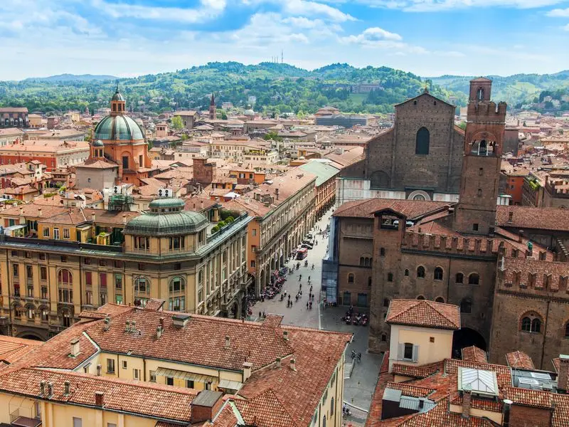 Ansicht von Bologna, Italien