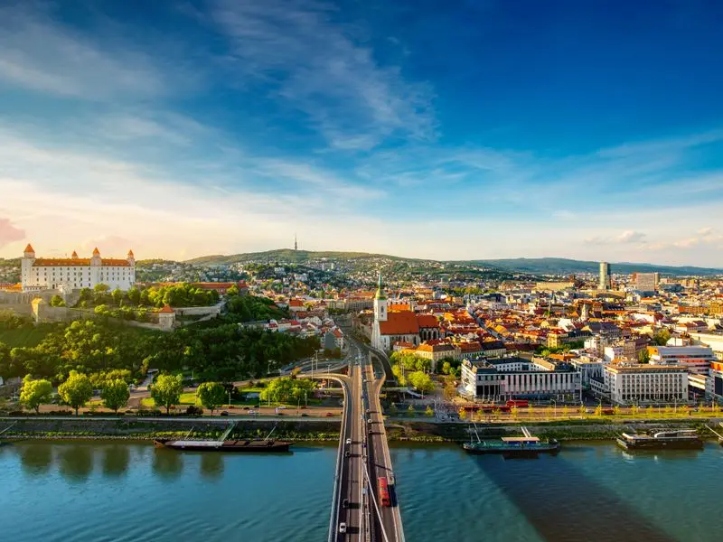 Vue de Bratislava, Slovaquie