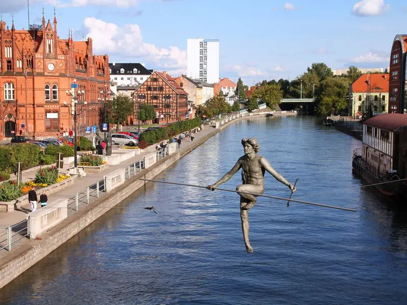 Veduta di Bydgoszcz, Polonia