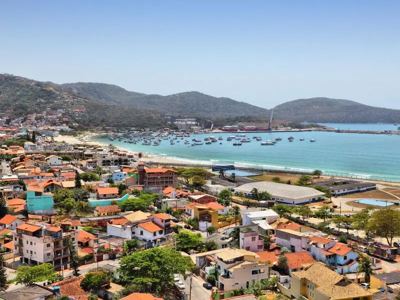 Vue de Cabo Frio, Brésil