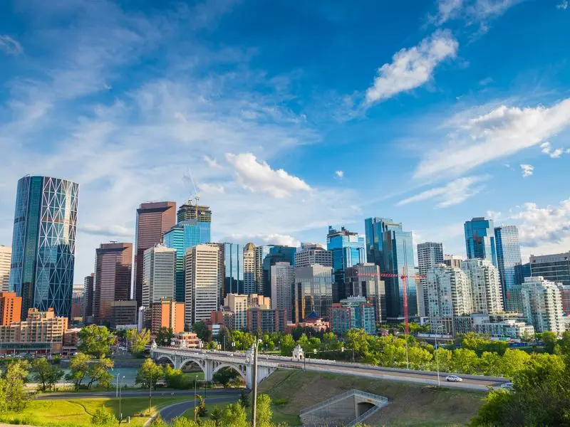 Veduta di Calgary, Canada