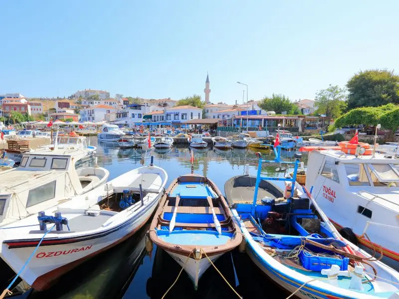 Vue de Çanakkale, Turquie