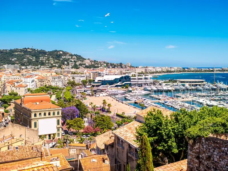 Vista de Cannes, Francia