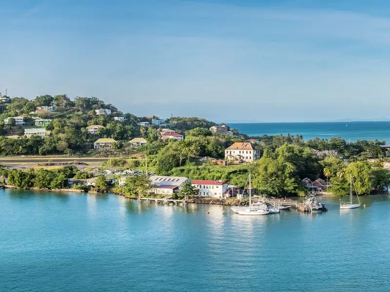 View of Castries, St. Lucia