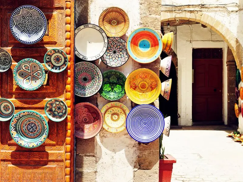 Ansicht von Chefchaouen, Marokko