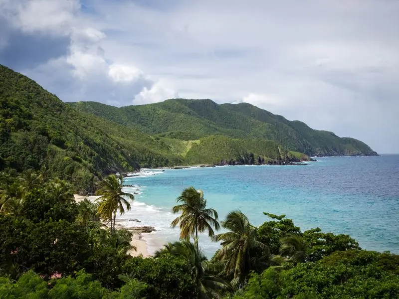 Vue de Christiansted, Îles Vierges des États-Unis