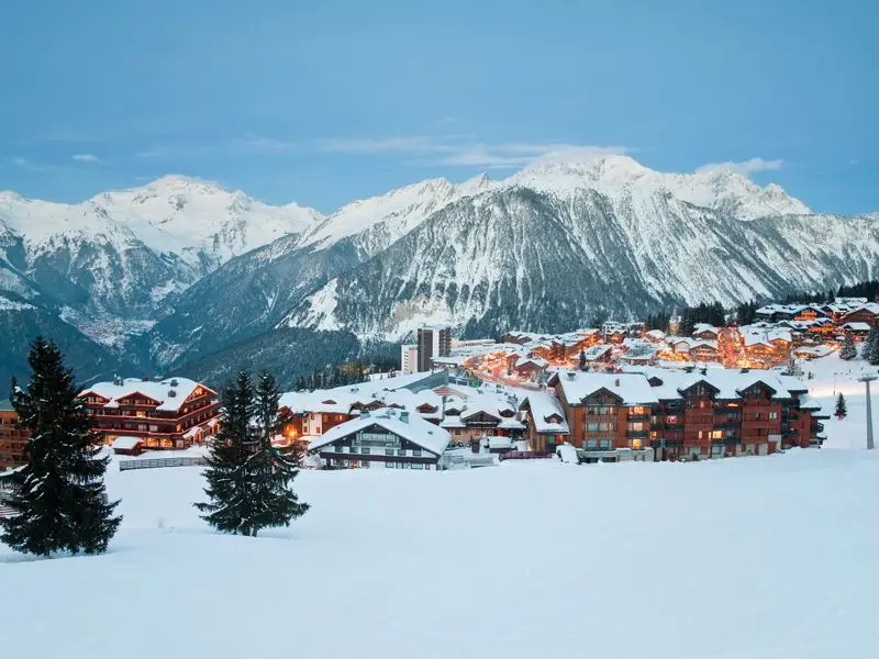 Veduta di Courchevel, Francia