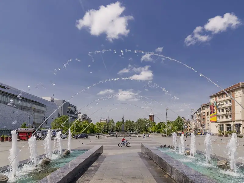 Vue de Craiova, Roumanie
