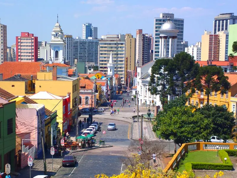Vista de Curitiba, Brasil