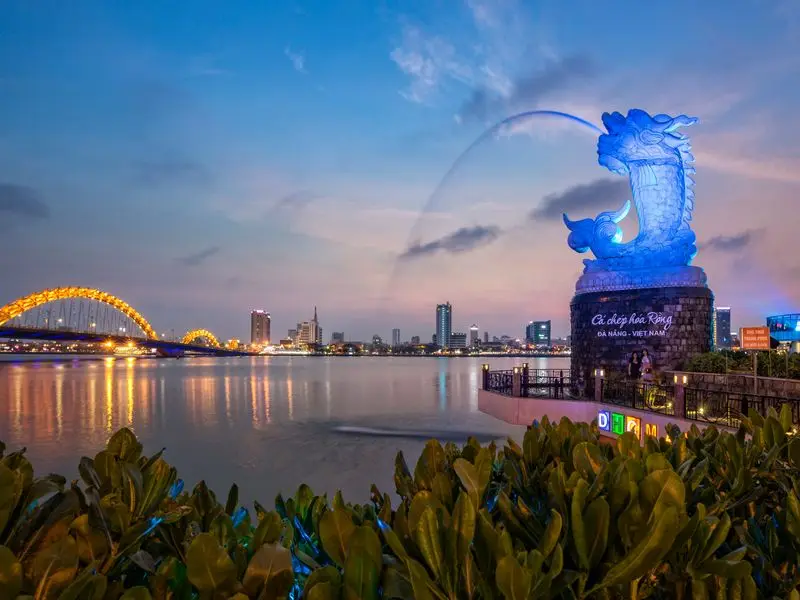 Vista de Da Nang, Vietnam