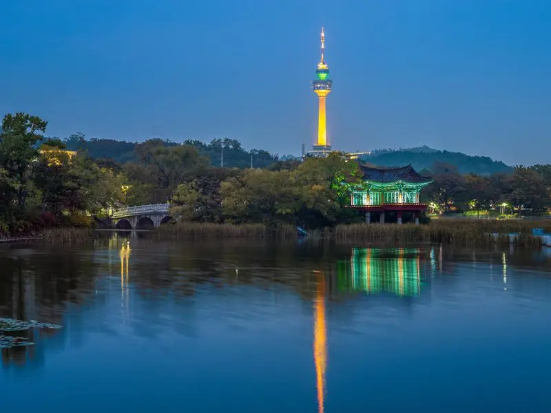 Ansicht von Daegu, Südkorea