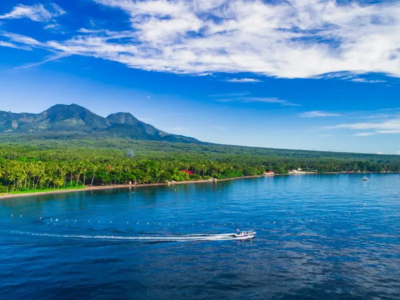 Ansicht von Dumaguete, Philippinen