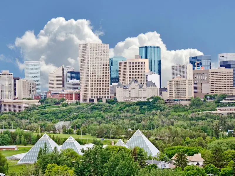 Ansicht von Edmonton, Kanada