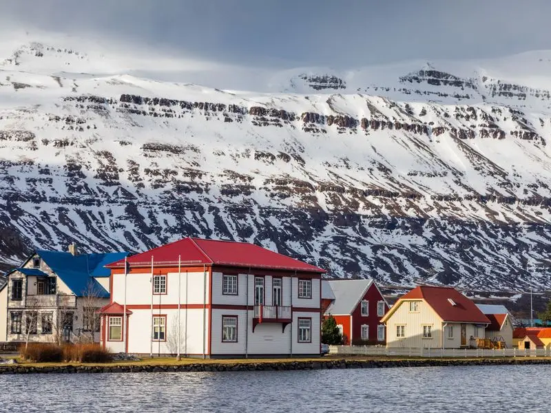 Vista de Egilsstaðir, Islandia