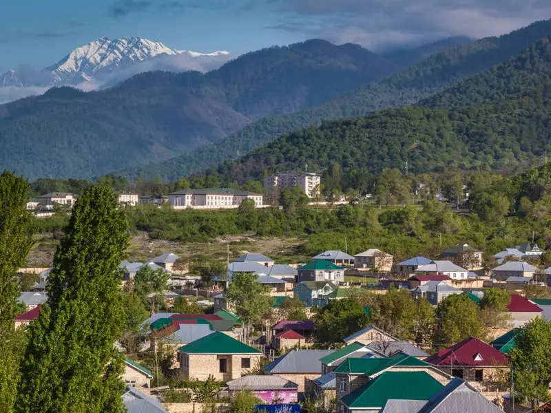 View of Gabala, Azerbaijan