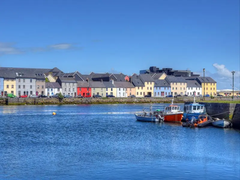 Vista de Galway, Irlanda