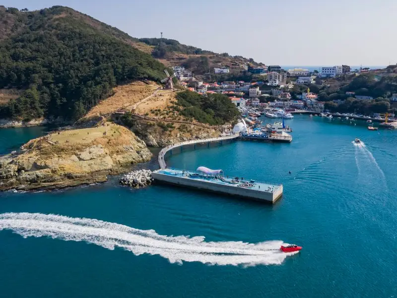 Ansicht von Geoje, Südkorea