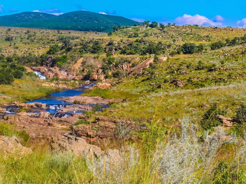 Veduta di Hazyview, Sudafrica