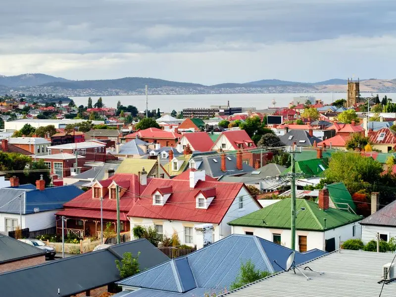 Vue de Hobart, Australie
