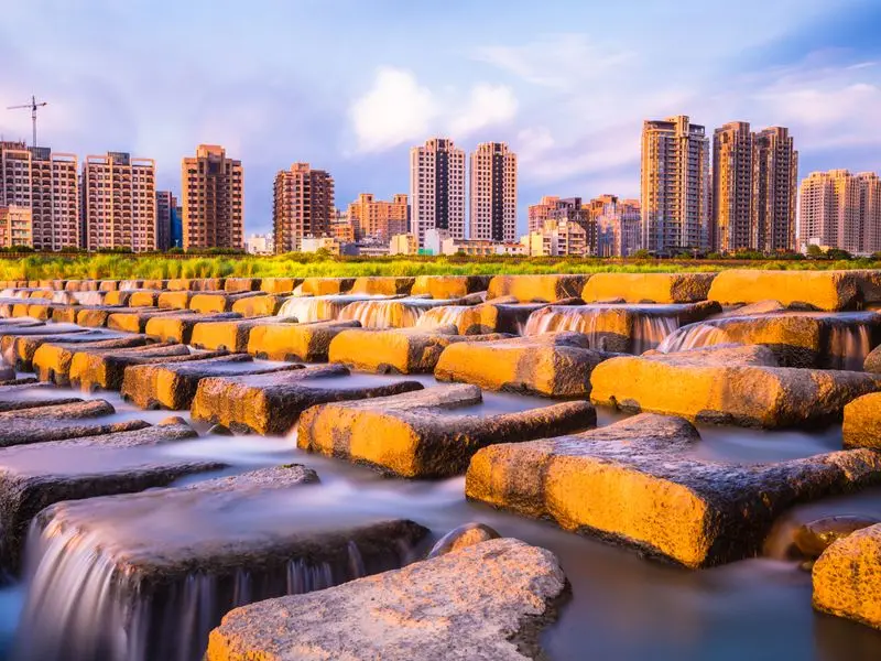 Ansicht von Hsinchu, Taiwan