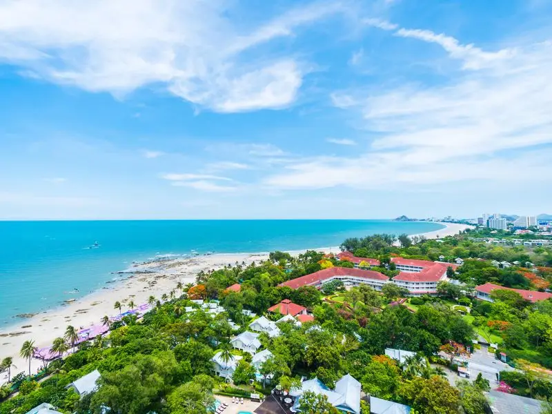 Ansicht von Hua Hin, Thailand