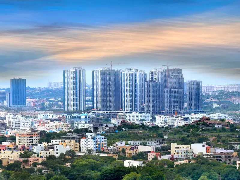 Veduta di Hyderabad, India