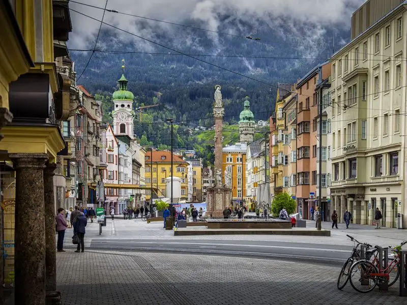 Vue de Innsbruck, Autriche